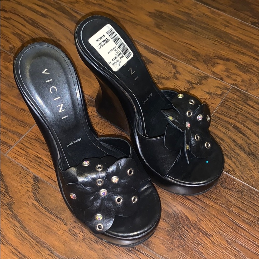 black Vicini heels